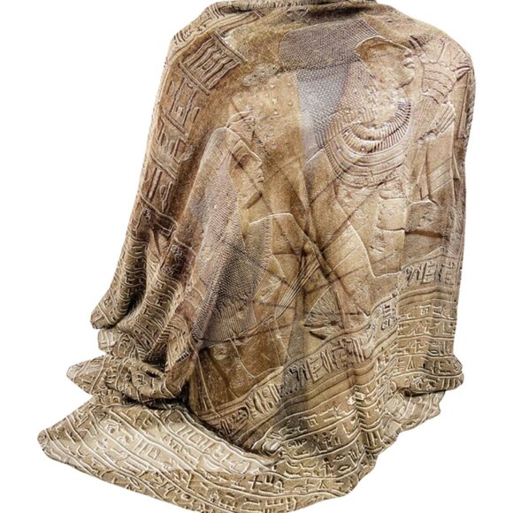 McDavid Sheer   Rayon Scarf X-Large 51"x51"  Egyptian /Tomb   Brown   Olive  (26 - Picture 10 of 14